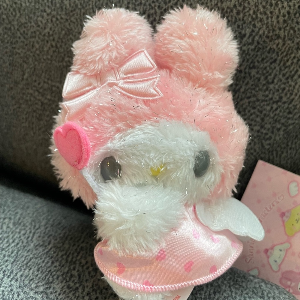 My Melody x Angel Plush Keychain